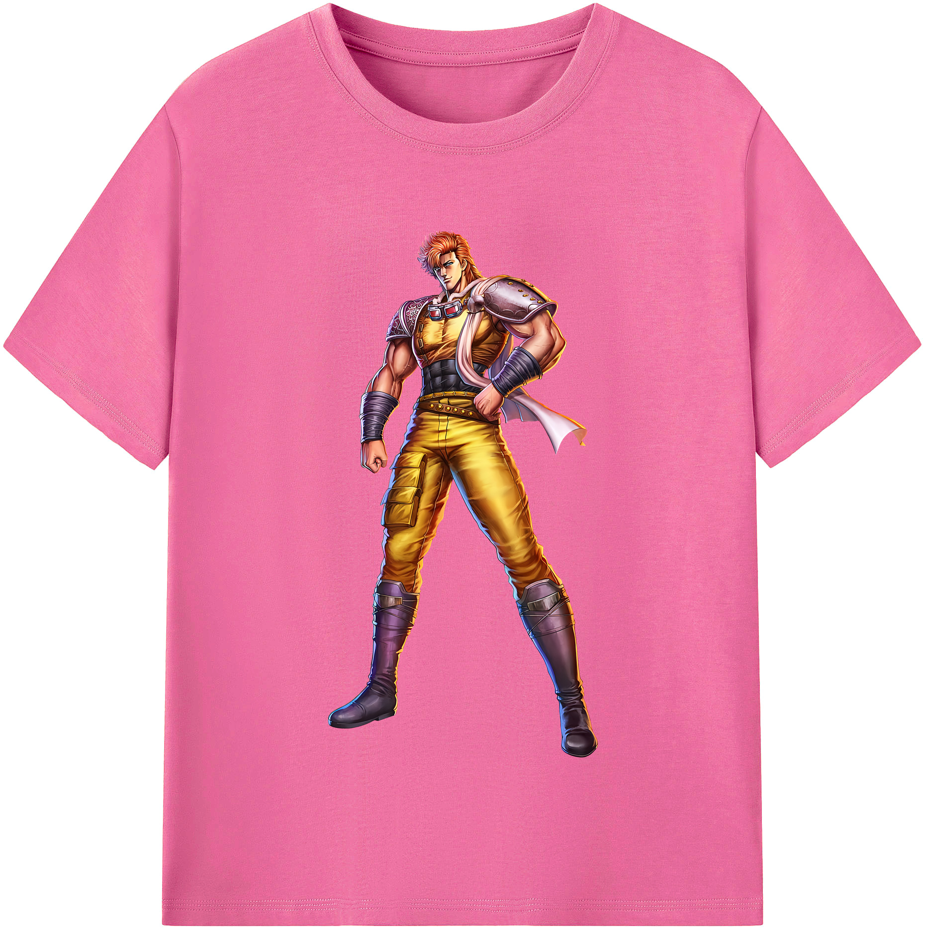 （画像用） 北斗の拳 Fist of the North Star レディースカジュアルプリントTシャツ（綿100％）